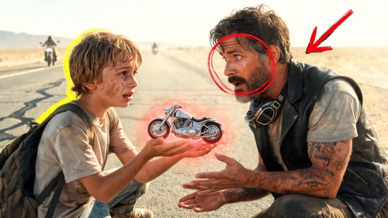 A Crying Boy Walked Up To Thirty Bikers In The Desert — Then He Held Out A Toy I’d Lost In 2010